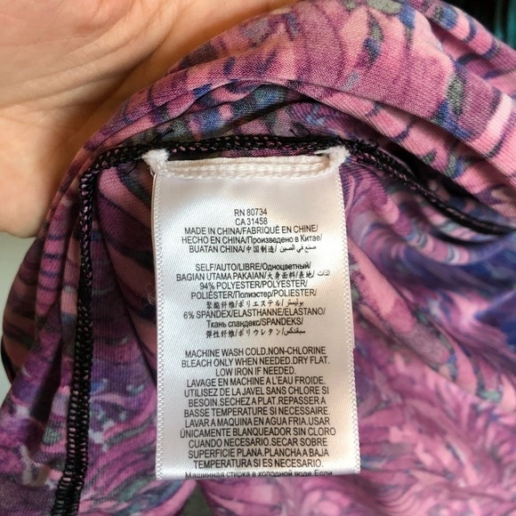 bcbgmaxazria Adele' Print Jersey Wrap Dress - Picture 9 of 9